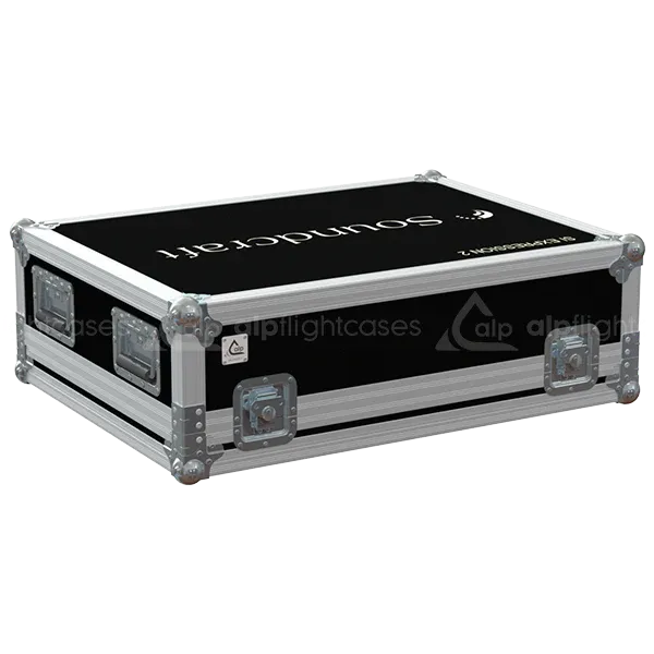 SOUNDCRAFT SI EXPRESSION2 SERIE II PRO FLIGHT CASE LATERAL SIDE VIEW