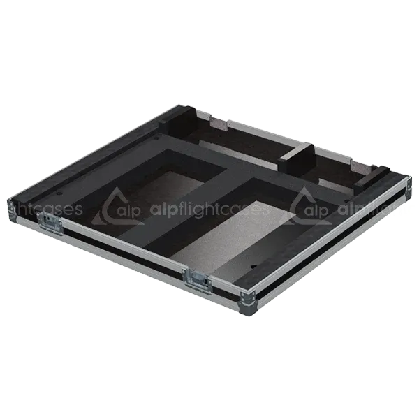 SOUNDCRAFT VI1 SERIE III STD - WHEELS FLIGHT CASE LATERAL SIDE VIEW FOAM