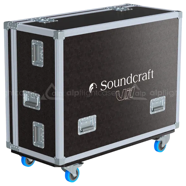 SOUNDCRAFT VI1 SERIE III STD - WHEELS SIDE VIEW LATERAL FLIGHT CASE