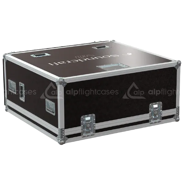 SOUNDCRAFT VI1 SERIE III STD - WHEELS LATERAL SIDE VIEW FLIGHT CASE