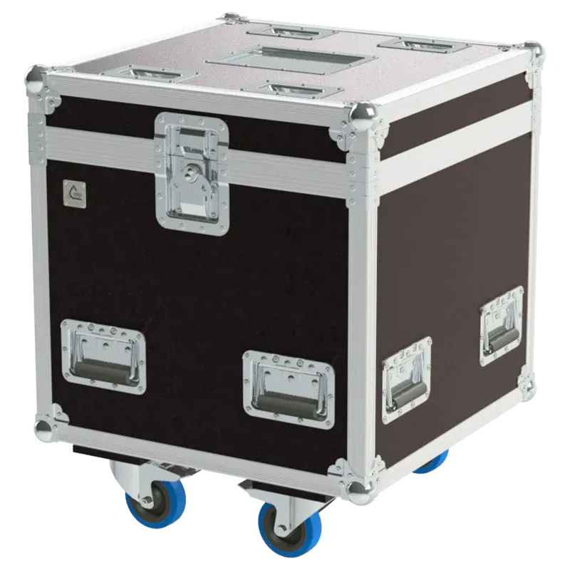 Professional flight case front view, featuring durable construction and high-quality hardware for 4x Starway 3.9 by ALP Flight Cases.
