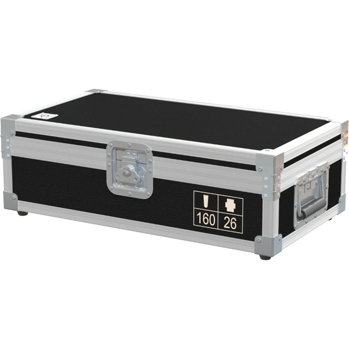 Exterior front view of the professional rigging hardware flight case featuring 7mm Birch Plywood and durable PVC finish by ALP Flight Cases
