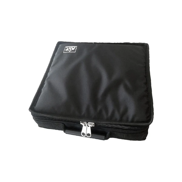 Front right perspective view of the ALP Bags professional protective bag for universal video projectors