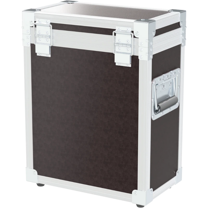 Rear view of ALP compact touring flight case designed for 2x Vicinay PAK 500.