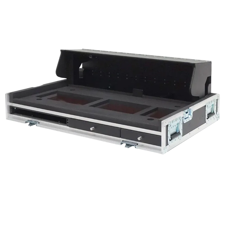Yamaha CL5 Series II Case with Wheels inside view lateral side