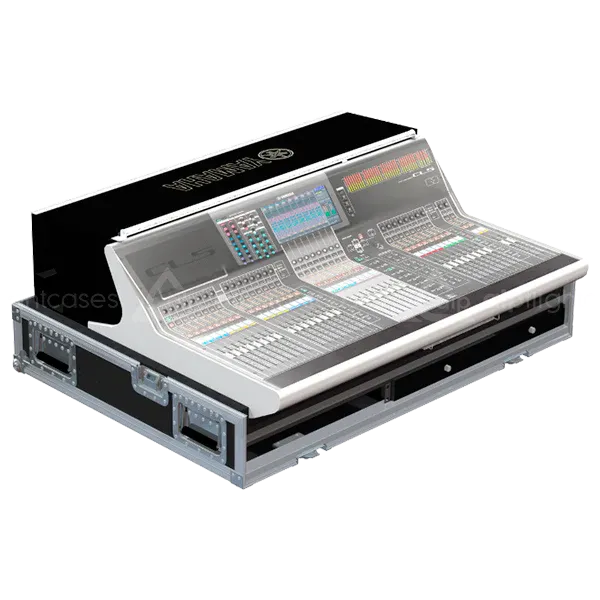 YAMAHA CL5 SERIE III - WHEELS LATERAL SIDE VIEW FLIGHT CASE