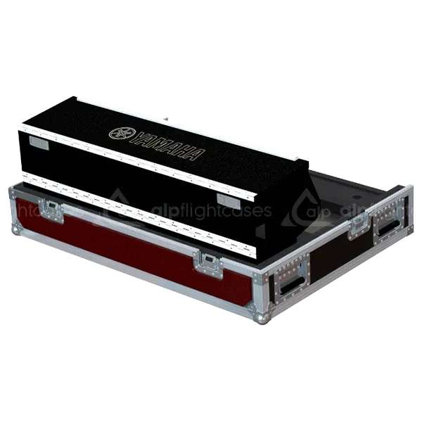 YAMAHA CL5 SERIE III - WHEELS BACK VIEW LATERAL FOAM FLIGHT CASE