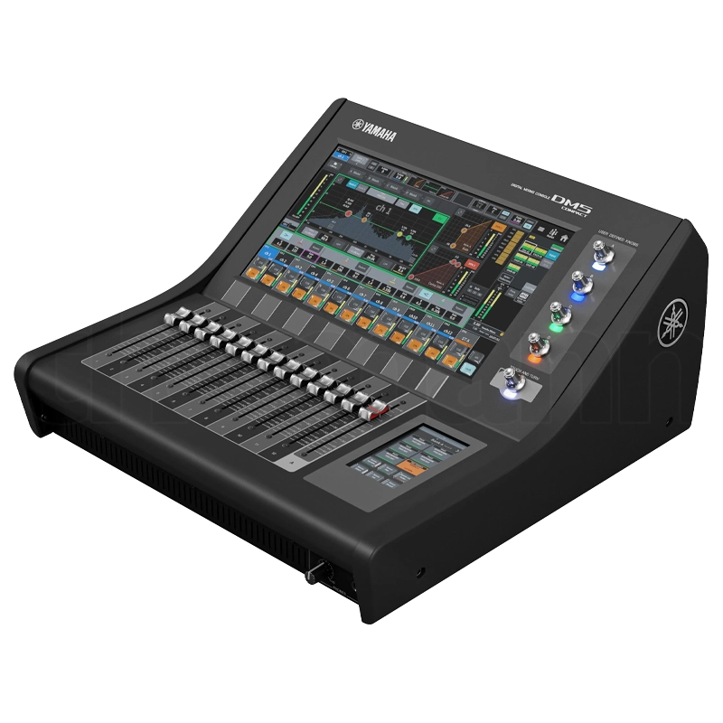 Yamaha DM5C digital mixing console shown as compatibility reference for the ALP flight case