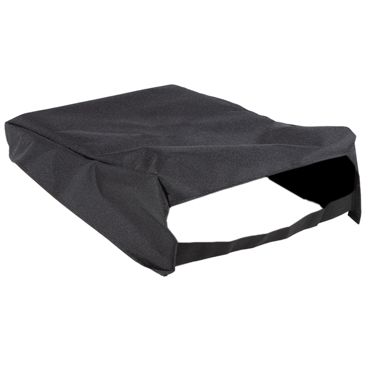 Rear view of the protective cover over the Yamaha DM7 Compact console