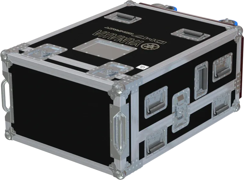 Yamaha DM7 Compact Series III Case with Wheels top view flight case lateral side