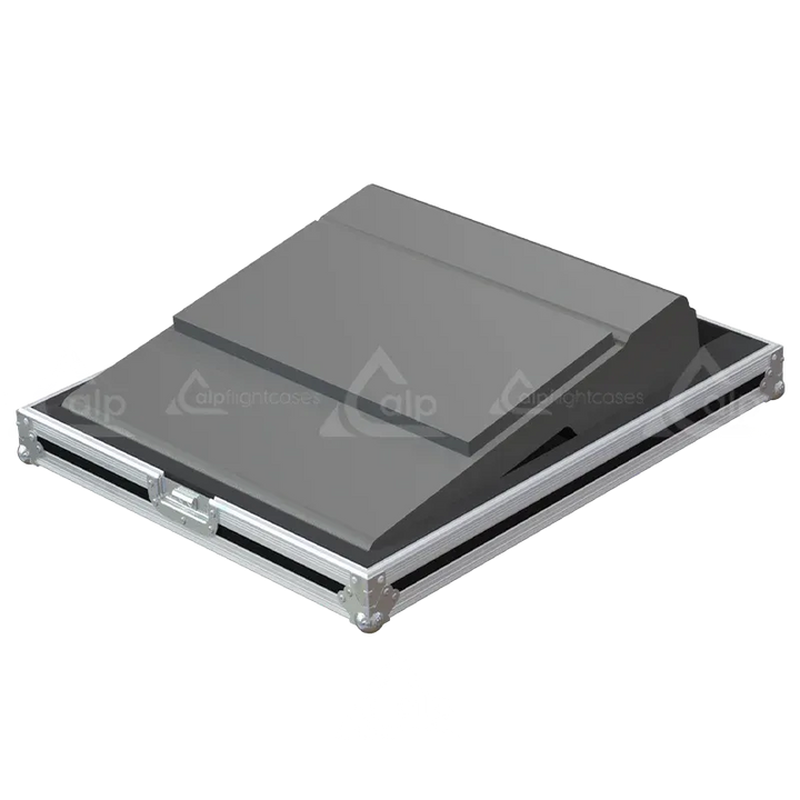 Yamaha MG20 Series II Flight Case open lateral side view