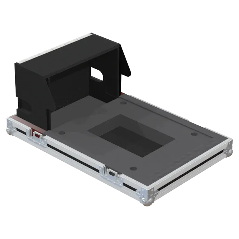 Yamaha QL1 Series II Case with Wheels inside foam flight case