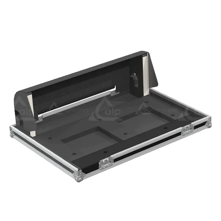 Yamaha Rivage PM3 CS-R3 Series II Case with Wheels open flight case inside lateral view