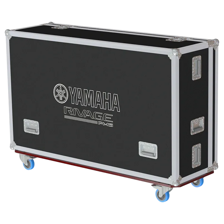 Yamaha Rivage PM5 Series II Case with Wheels lateral view side closed