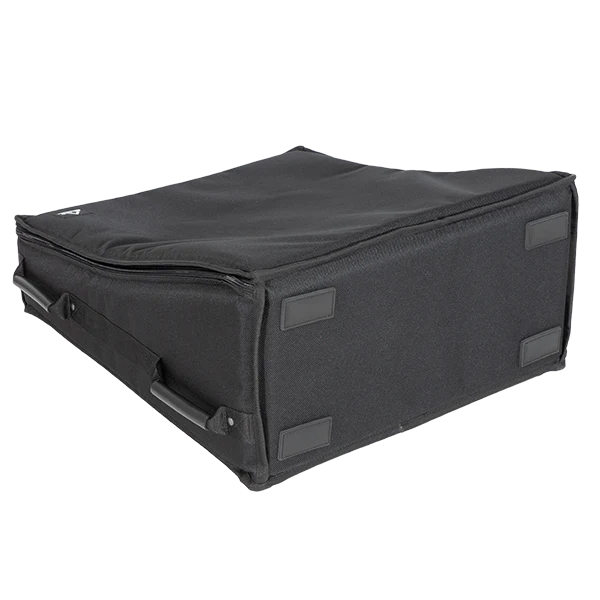 Rear view of the padded transport bag for the Yamaha TF1 console