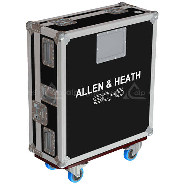 ALP FLIGHT CASES ALLEN & HEATH SQ6 SERIE III PRO - WHEELS