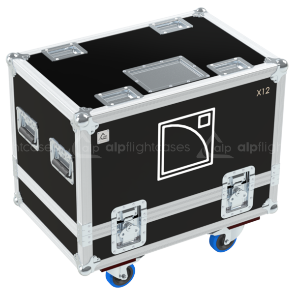 Flight Case 2X L-ACOUSTICS X12 - WHEELS