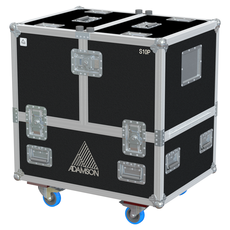 ALP FLIGHT CASES 2x ADAMSON S10P + FRAME