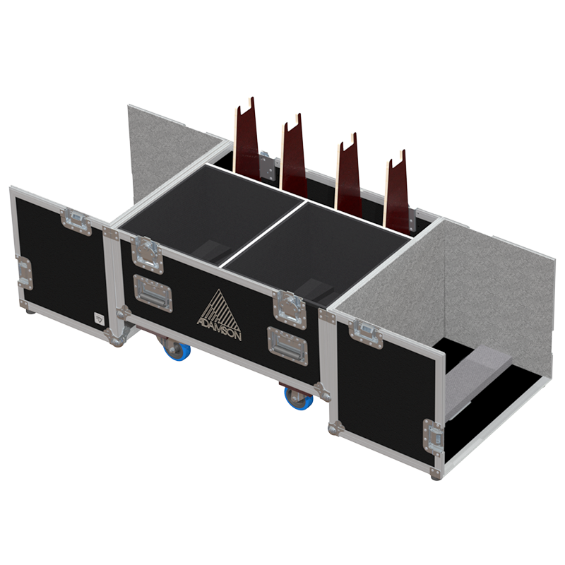 ALP FLIGHT CASES 2x ADAMSON S10P + FRAME