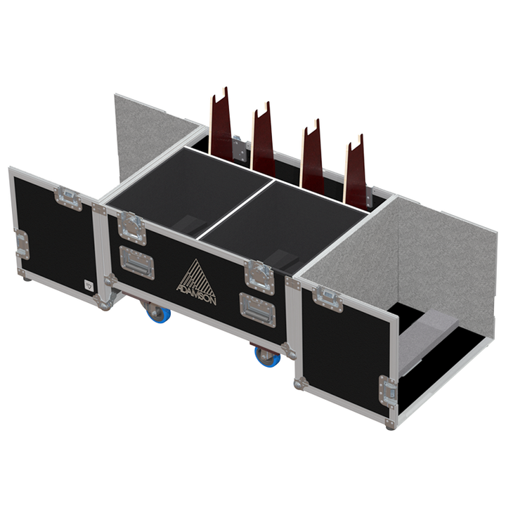 ALP FLIGHT CASES 2x ADAMSON S10P + FRAME