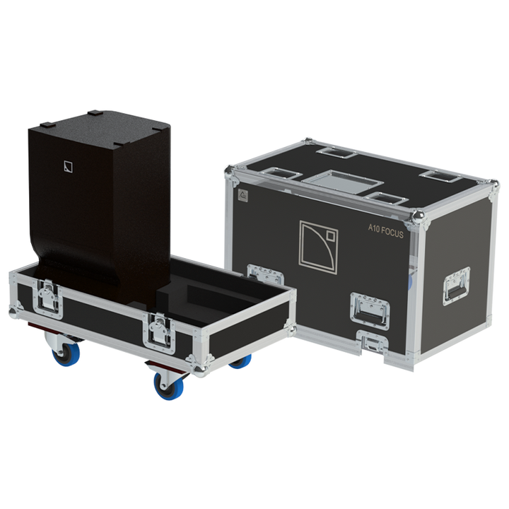 Flight Case 2x L-ACOUSTICS A10 FOCUS - WHEELS