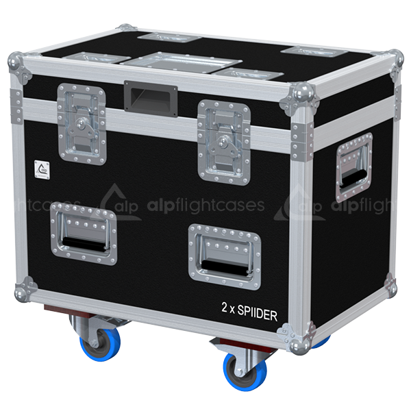 Alp Flight Cases 2x Robe Spiider, Without Foam - Wheels – Alp Flight Cases