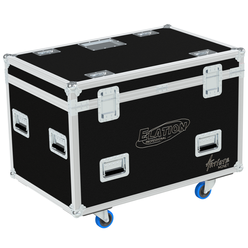 ALP FLIGHT CASES 2x ELATION ARTISTE MONET - WHEELS