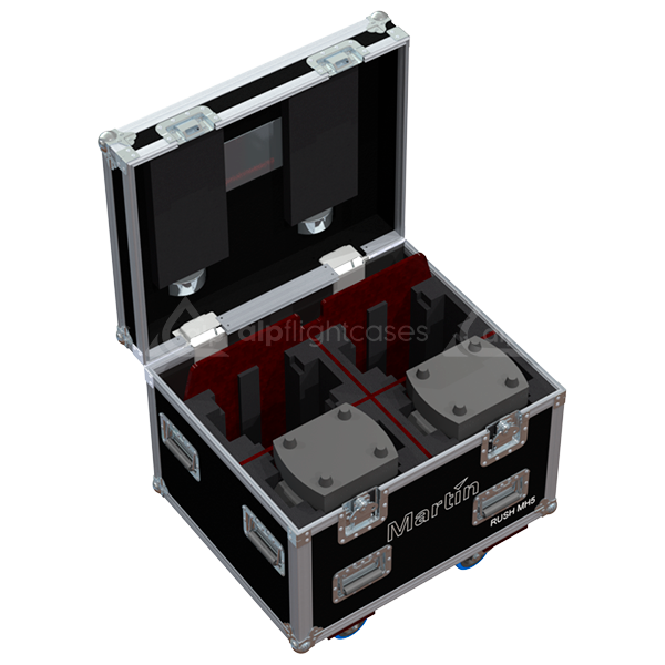 <transcy>ALP FLIGHT CASES 4 X MARTIN RUSH MH5 - ROULETTES</transcy>