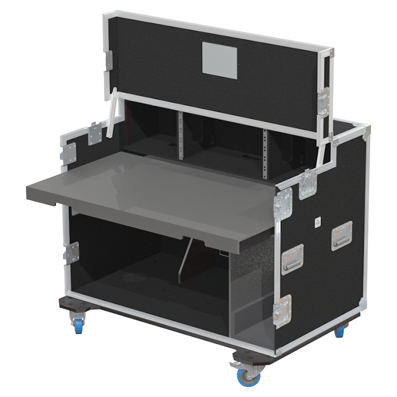 Flight Case TOOL CASE OFFICE REGIE VIDEO, 1200X800X740 - WHEELS