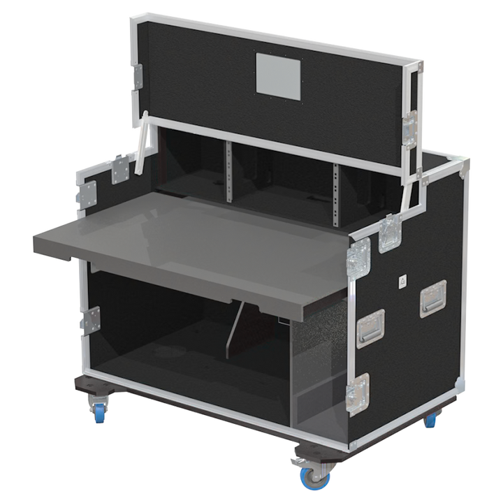Flight Case TOOL CASE OFFICE REGIE VIDEO, 1200X800X740 - WHEELS