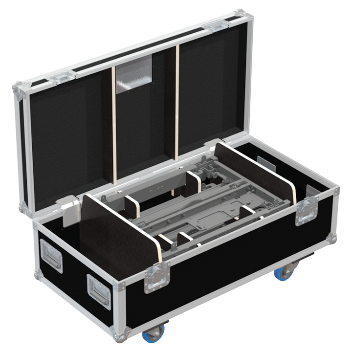 Flight Case 2x NEXO BUMPER VNT BUMPM10 - WHEELS
