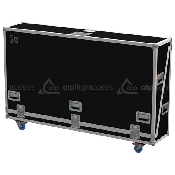 ALP FLIGHT CASES 1X LCD UNIV. 86" W2030XD320XH1110MM + ACCESS. - WHEELS