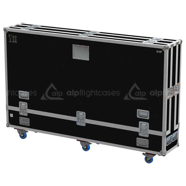 <transcy>ALP FLIGHT CASES 2X LCD 95" L2135XD60XH1215MM - ROULETTES, 2 PORTES</transcy>