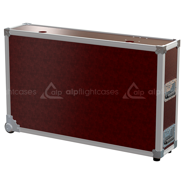 ALP FLIGHT CASES SLIM 1X LCD AJUSTABLE 26"-37" - WHEELS