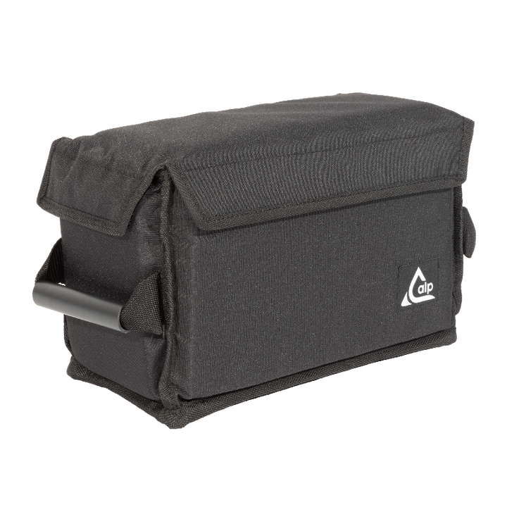 Front right view of the ALP Multibox 300 STD protective bag in 600D Cordura with reinforced finishing