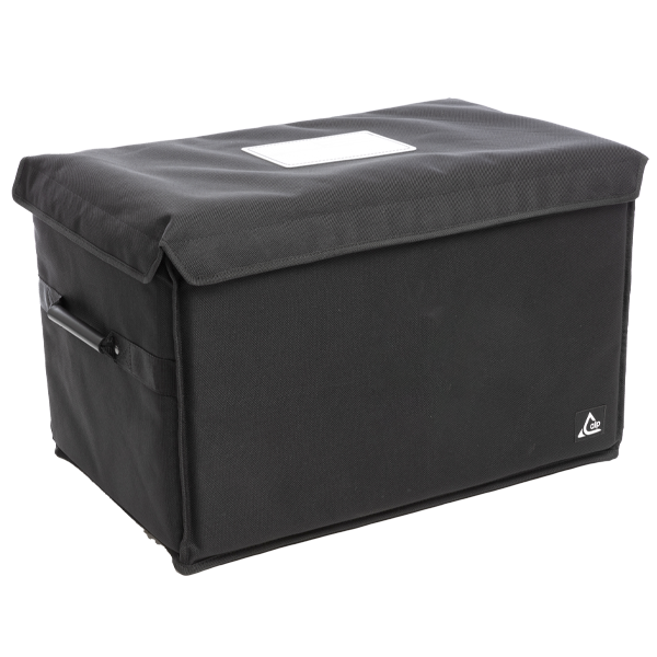 Front right view of the ALP Multibox 600 Touring protective bag in 600D Cordura with reinforced finishing