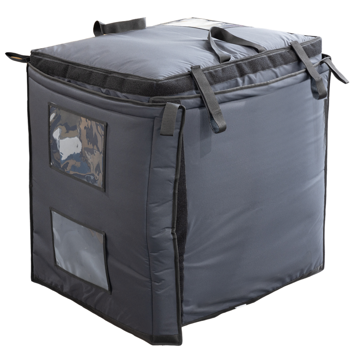 Front right view of the ALP Cover for Pallet Refrigeration in 600D Cordura with Eco Travel and Fiber insulation