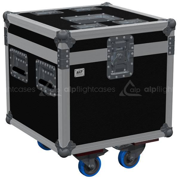 Professional flight case front view, featuring durable construction and high-quality hardware for 1x CM Lodestar 0,5T motor by ALP Flight Cases.