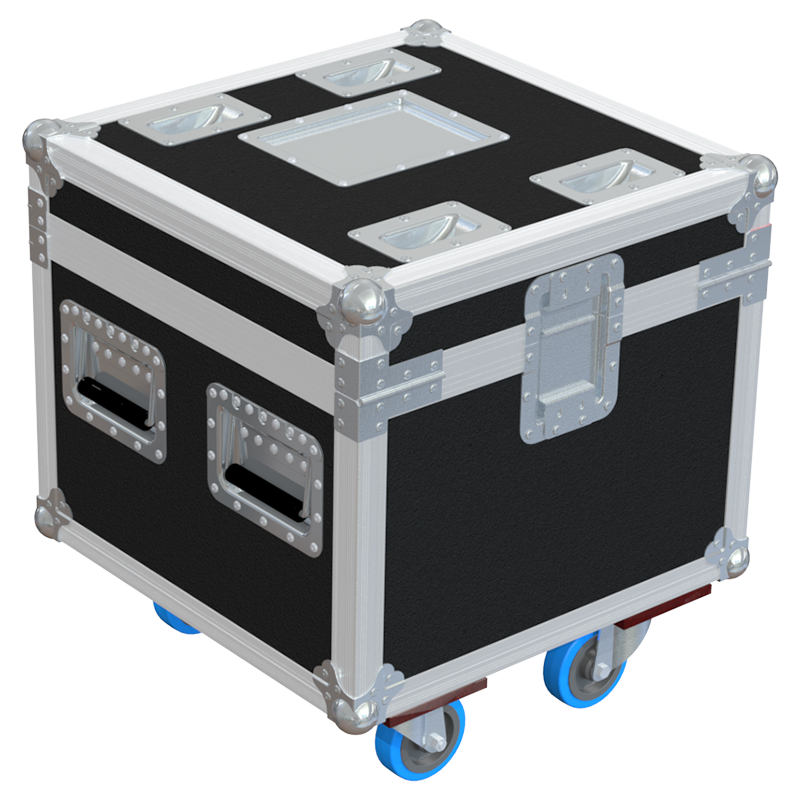 Rear view of ALP touring flight case designed for 1x CM Lodestar 0.5T motor