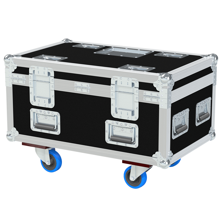 Rear view of ALP touring flight case designed for DAS AX-EVENT flybar components