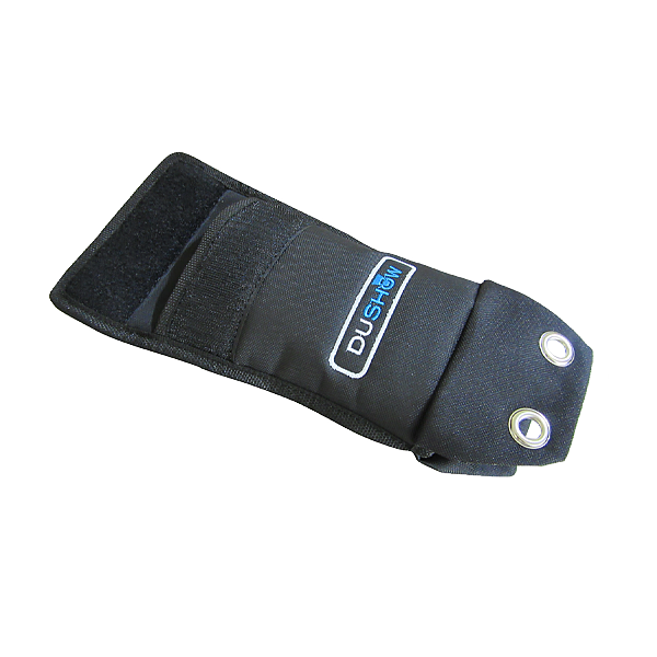 View of the open protective bag without the connector, highlighting the 22mm reinforced finishing border and detachable cord