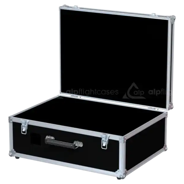 Empty interior of the 620x450x235mm case highlighting the protective lining and deep storage space