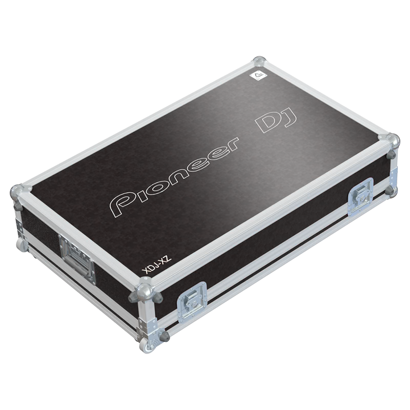 Front view of the professional touring flight case for Pioneer XDJ-XZ all-in-one DJ system by ALP Flight Cases