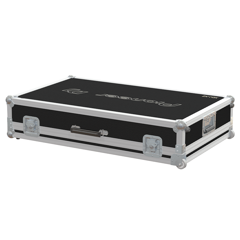 Rear view of the road case for Pioneer XDJ-XZ Series III V2 showing heavy-duty hardware and 10mm birch plywood