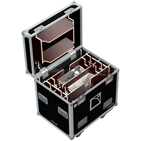 Side profile highlighting the 10mm structural framework, integrated stacking dishes, and ergonomic handles for heavy-duty team lifting