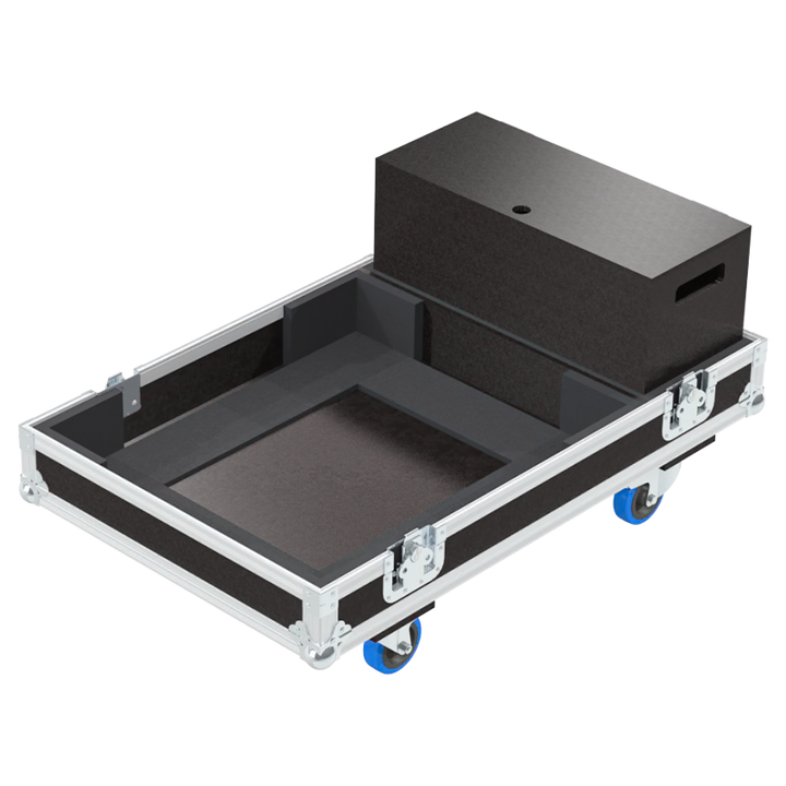 Side profile highlighting the robust 10mm structural framework, integrated stacking dishes, and ergonomic placement of the multiple recessed handles for team lifting