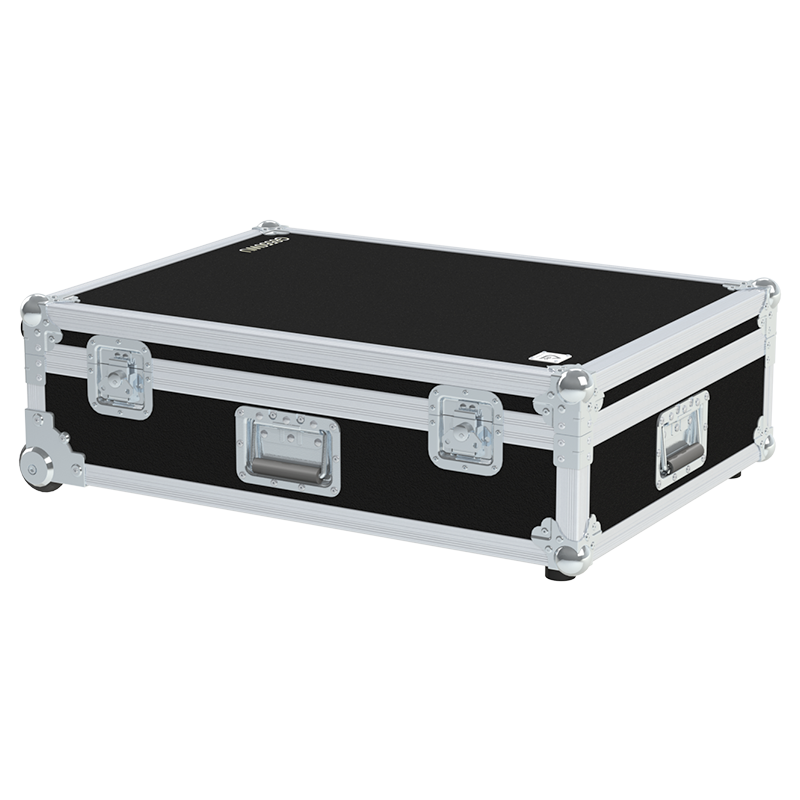 Exterior front view of the professional Epson G6550 WU projector flight case featuring 10mm Birch Plywood and durable PVC finish by ALP Flight Cases