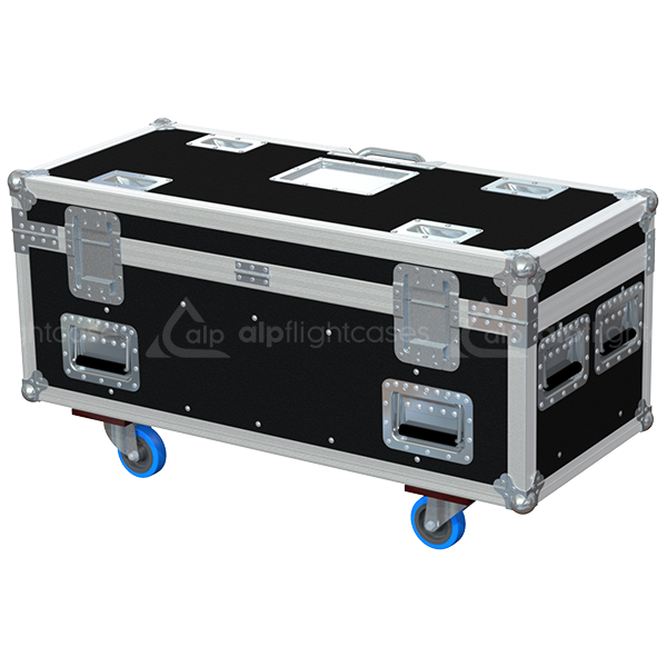 Rear view of ALP touring flight case designed for 2x Verlinde SM5 0.5T motors